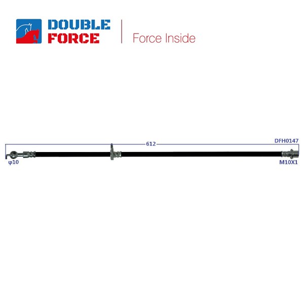Шланг тормозной - DOUBLE FORCE DFH0147