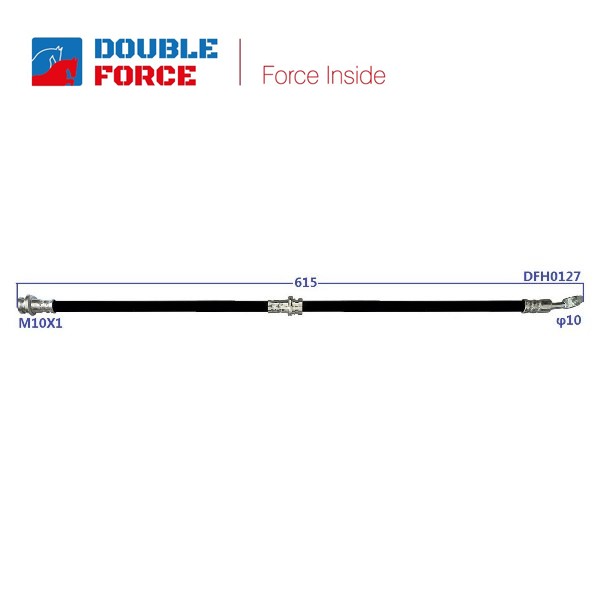 Шланг тормозной - DOUBLE FORCE DFH0127
