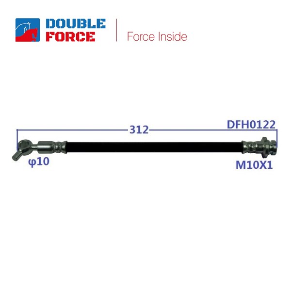 Шланг тормозной - DOUBLE FORCE DFH0122