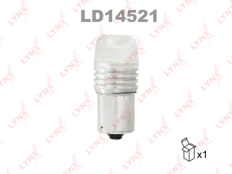 Лампа светодиодная LED p21w S25 12V BA15s SMDx1 12000k - LYNXauto LD14521