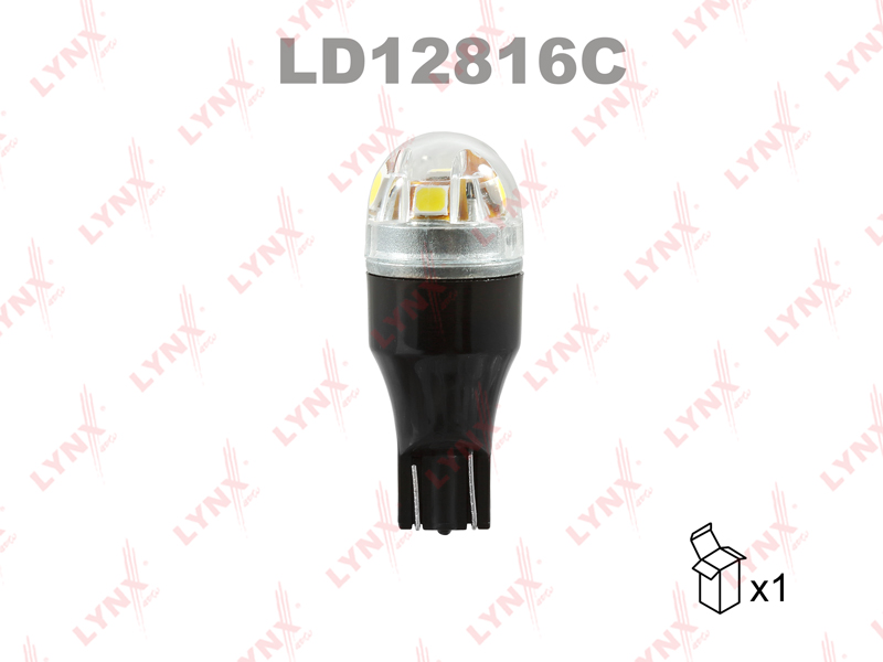 Лампа светодиодная LED w16w T15 12V W2,1x9,5d SMDx5 5500k CANbus - LYNXauto LD12816C
