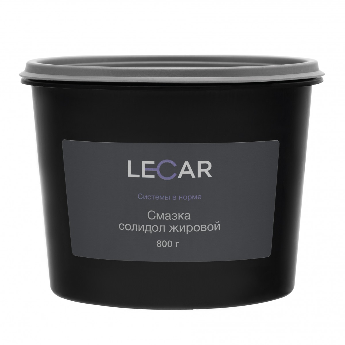 Смазка солидол жировой 0,8 кг (ведро) - LECAR LECAR000021610