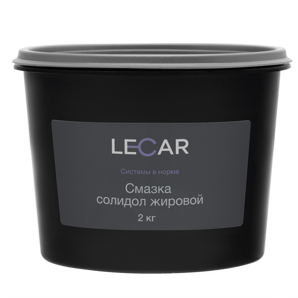 Смазка солидол жировой 2 кг (ведро) - LECAR LECAR000011610
