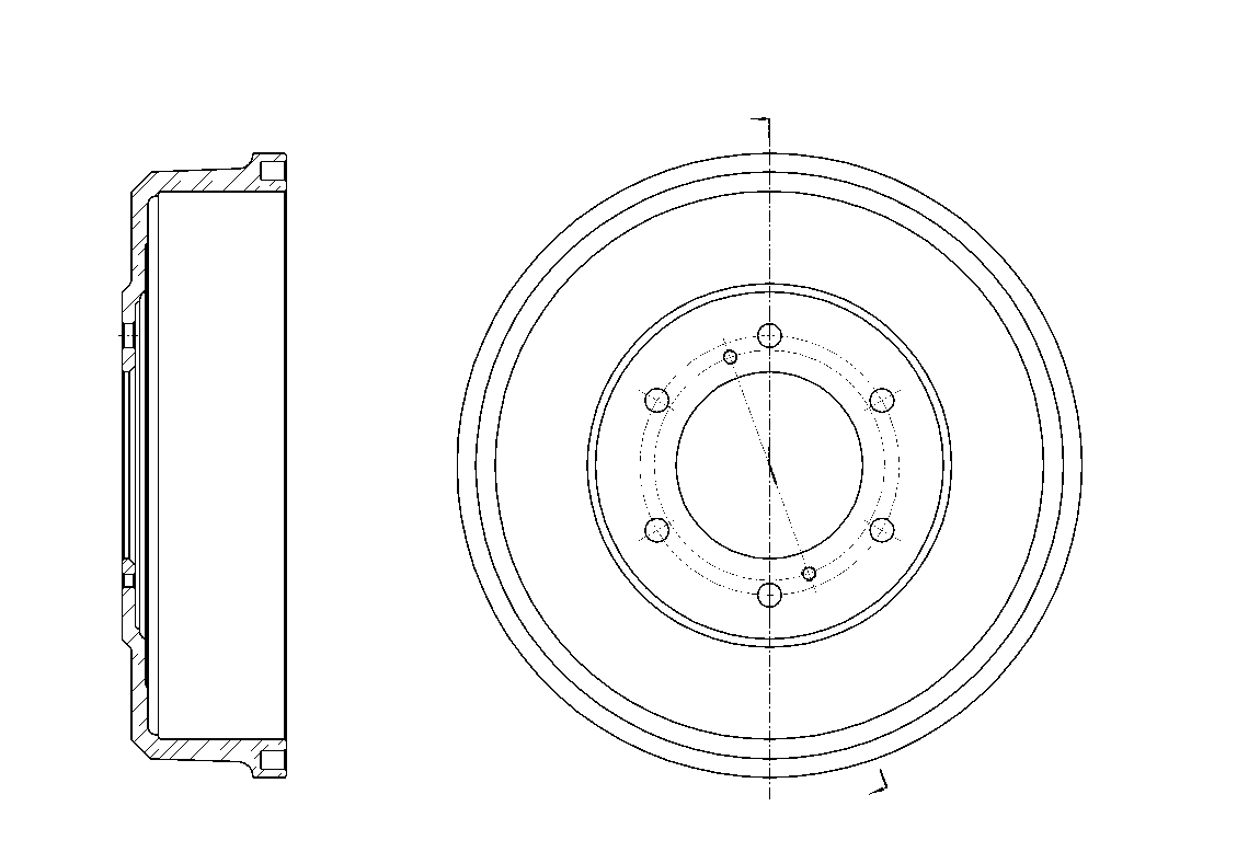 Барабан тормозной G-brake gd-06240 - G-brake GD06240