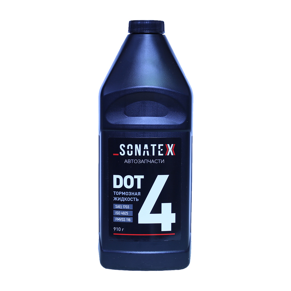 Жидкость тормозная dot4 0,910 г. - Sonatex 102644