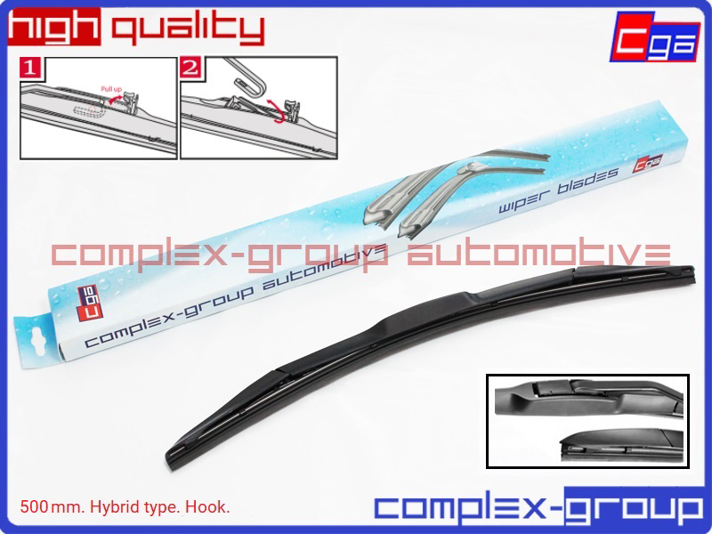 Щетка стеклоочистителя hybrid 500mm крючок du050l dur050l CGA 10BLD500HRA 1287₽