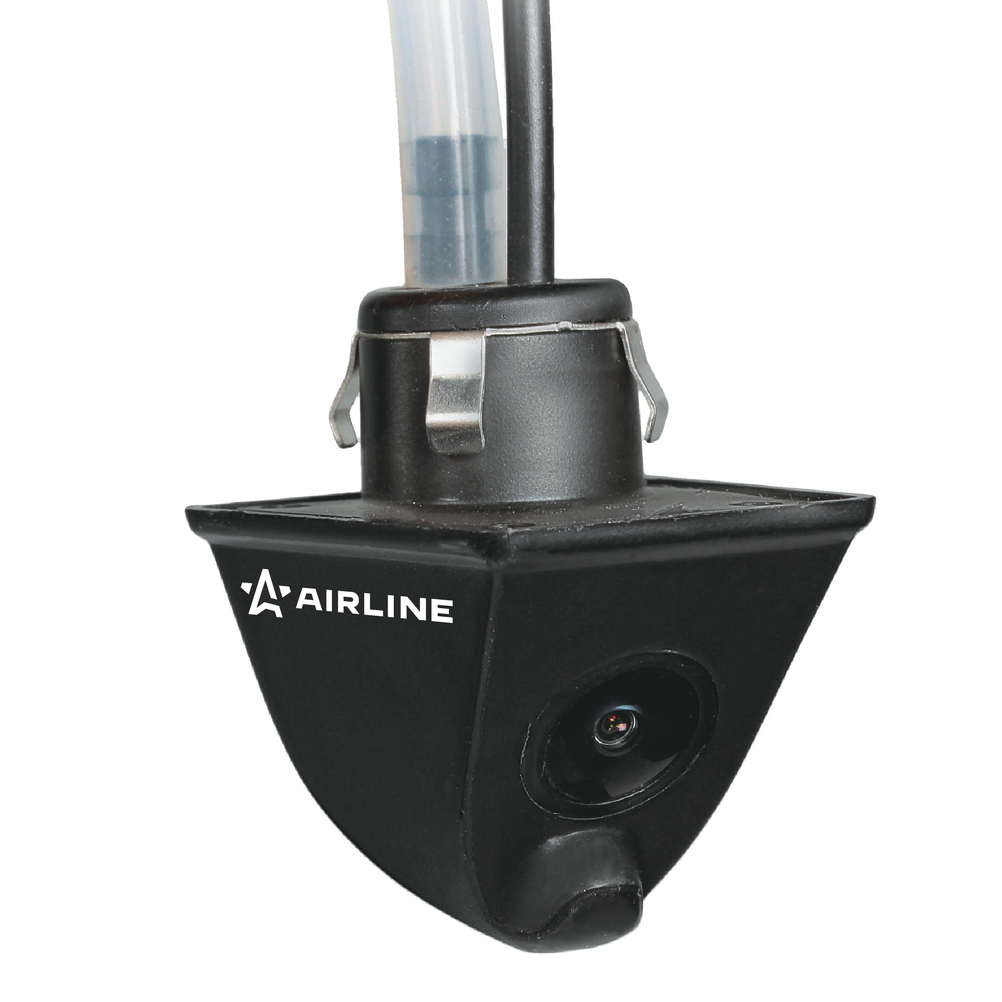Камера заднего вида с омывателем врезная (универсальная) - AIRLINE ACAC009