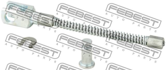 Трос стояночного тормоза - Febest 01100-FZJ70R-KIT
