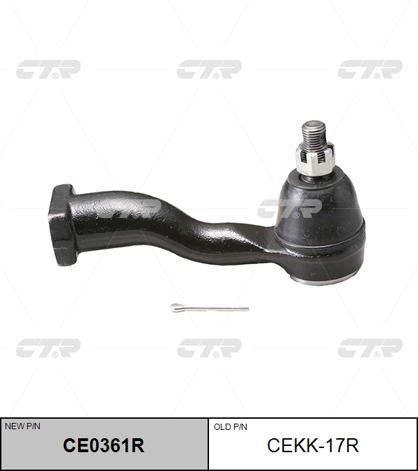 / cekk-17r Наконечник рулевой тяги | прав | - CTR CE0361R