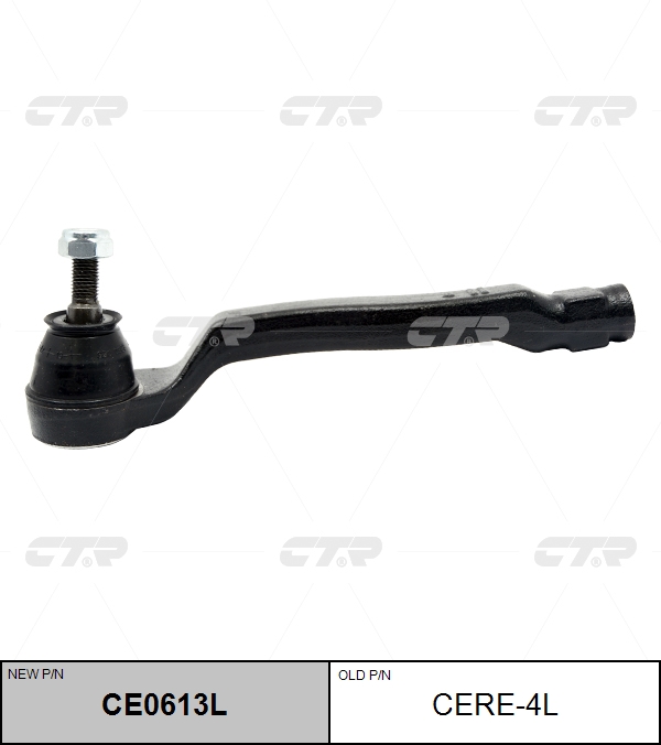 / cere-4l Наконечник рулевой тяги | лев | - CTR CE0613L