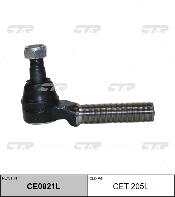 / cet-205l Наконечник рулевой тяги | лев | - CTR CE0821L