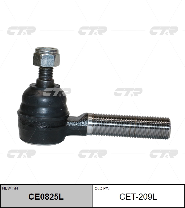 / cet-209l Наконечник рулевой тяги | лев | - CTR CE0825L