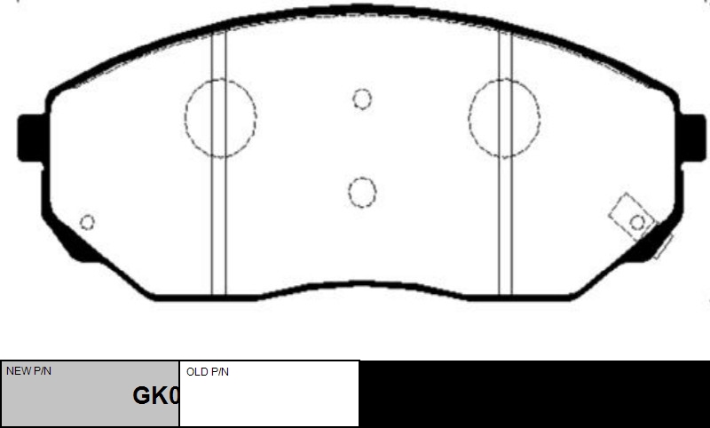 / ckkk-18 Колодки тормозные дисковые | перед | - CTR GK0524