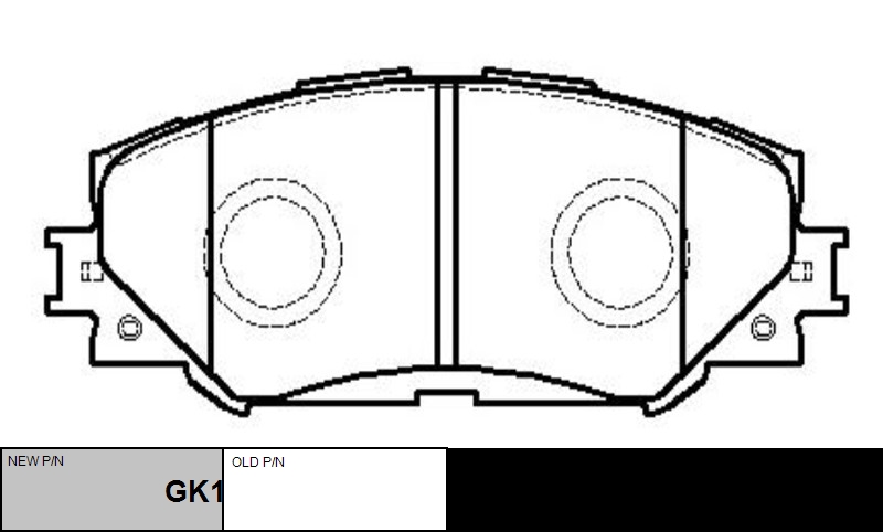/ ckt-48 Колодки тормозные дисковые | перед | - CTR GK1062