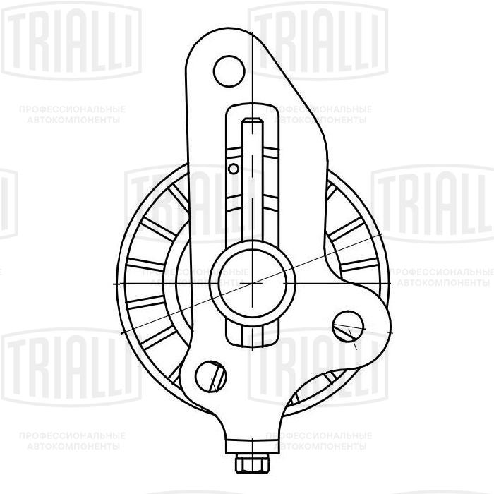 Ролик натяжной навесного оборудования - Trialli CM 1091