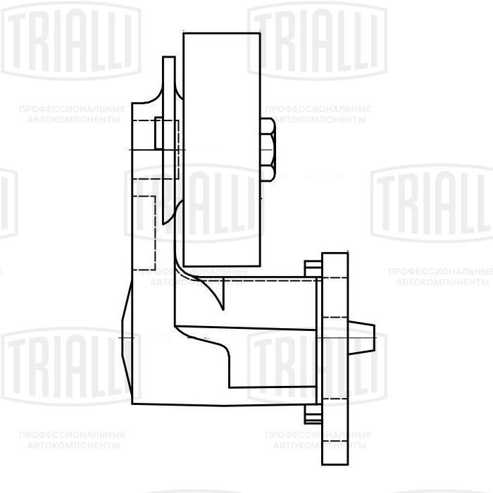 Ролик натяжной навесного оборудования - Trialli CM 5106