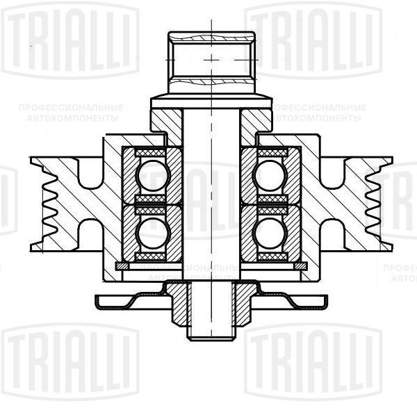 Ролик промежуточный навесного оборудования - Trialli CM 5124