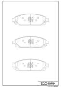 Колодки тормозные дисковые - Kashiyama D20040MH