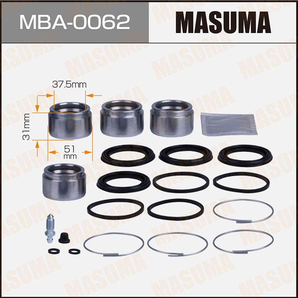 ремкомплект тормозного суппорта с поршнем d-51 - Masuma MBA0062