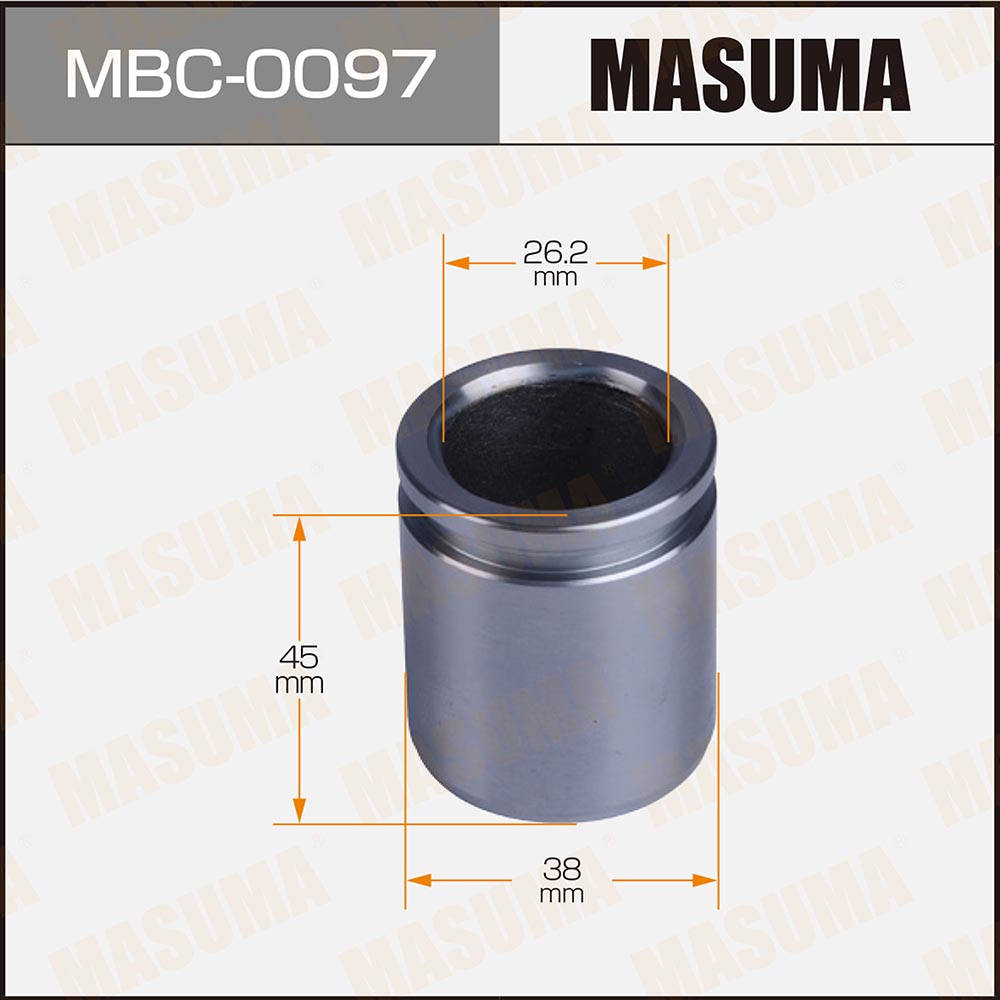 Поршень тормозного суппорта d-38 , p384502 rear - Masuma MBC0097