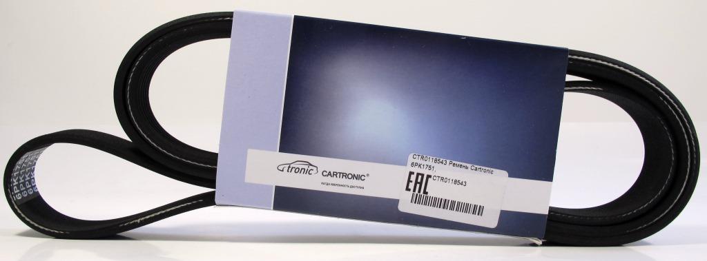Ремень навесного оборудования 6pk1751 газ-3302 / газ-3110 двс Chrysler - Cartronic CRTR0118543