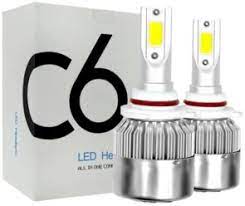Лампа светодиодная H4 36 Вт 12-24в 8-48в 6000/3000k 3800lm двойные бело-желтые 2 шт. С6 GL - Grande Light GLC6H42
