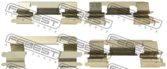 Комплект монтажный дискового тормоза - Febest 0103-CDE120F