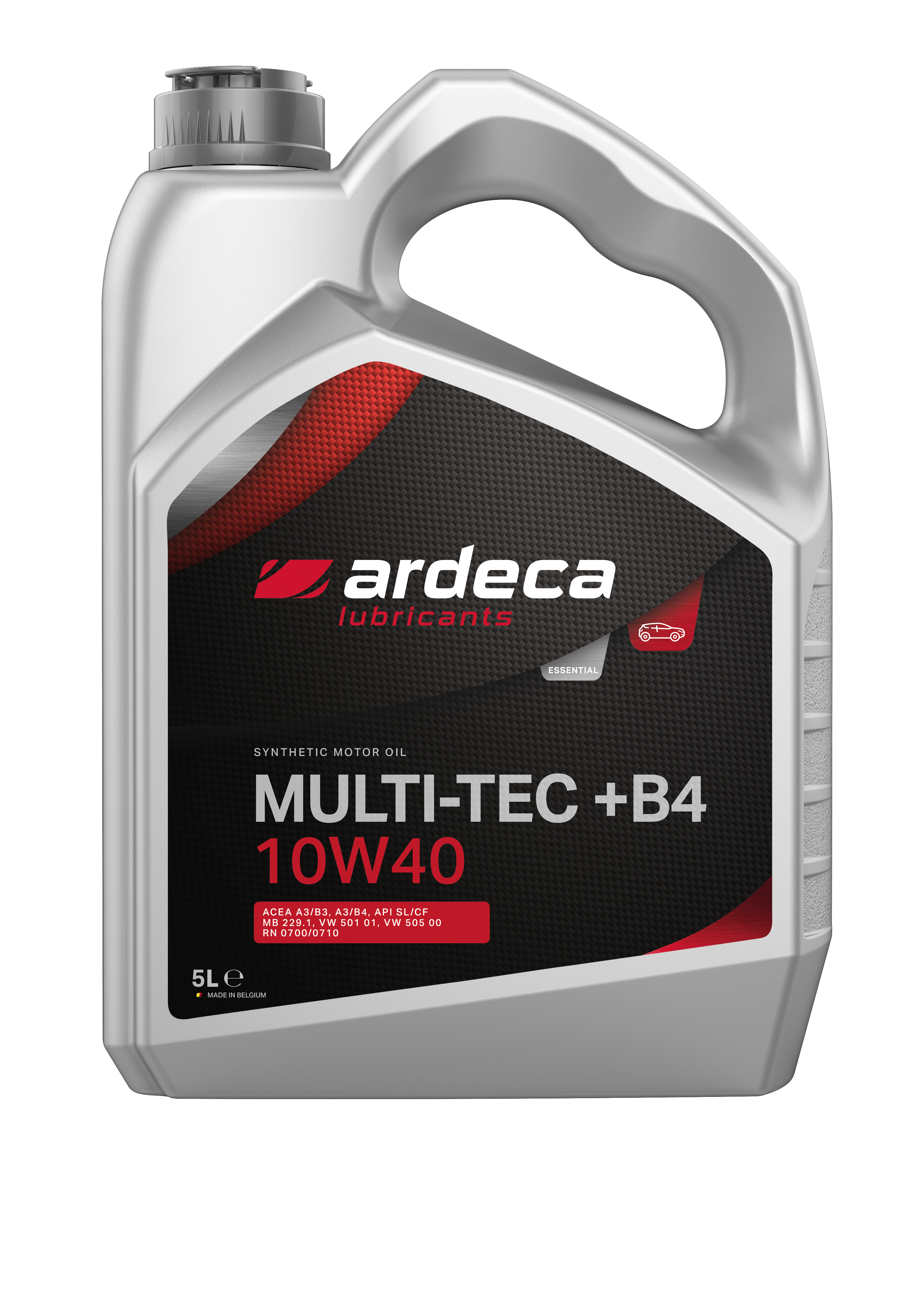 Масло моторное  multi-tec+ B4 10w40 (api sm/cf, acea a3/b4), 5 l полусинтетическое - ARDECA P03021-ARD005
