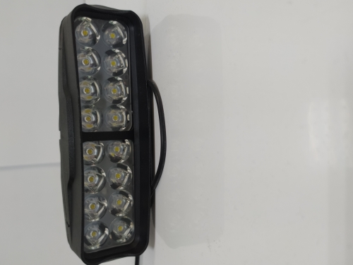 Фара 12v 16 LED (160*47*50) прямоугольная, направленный свет - Grande Light GL-8092
