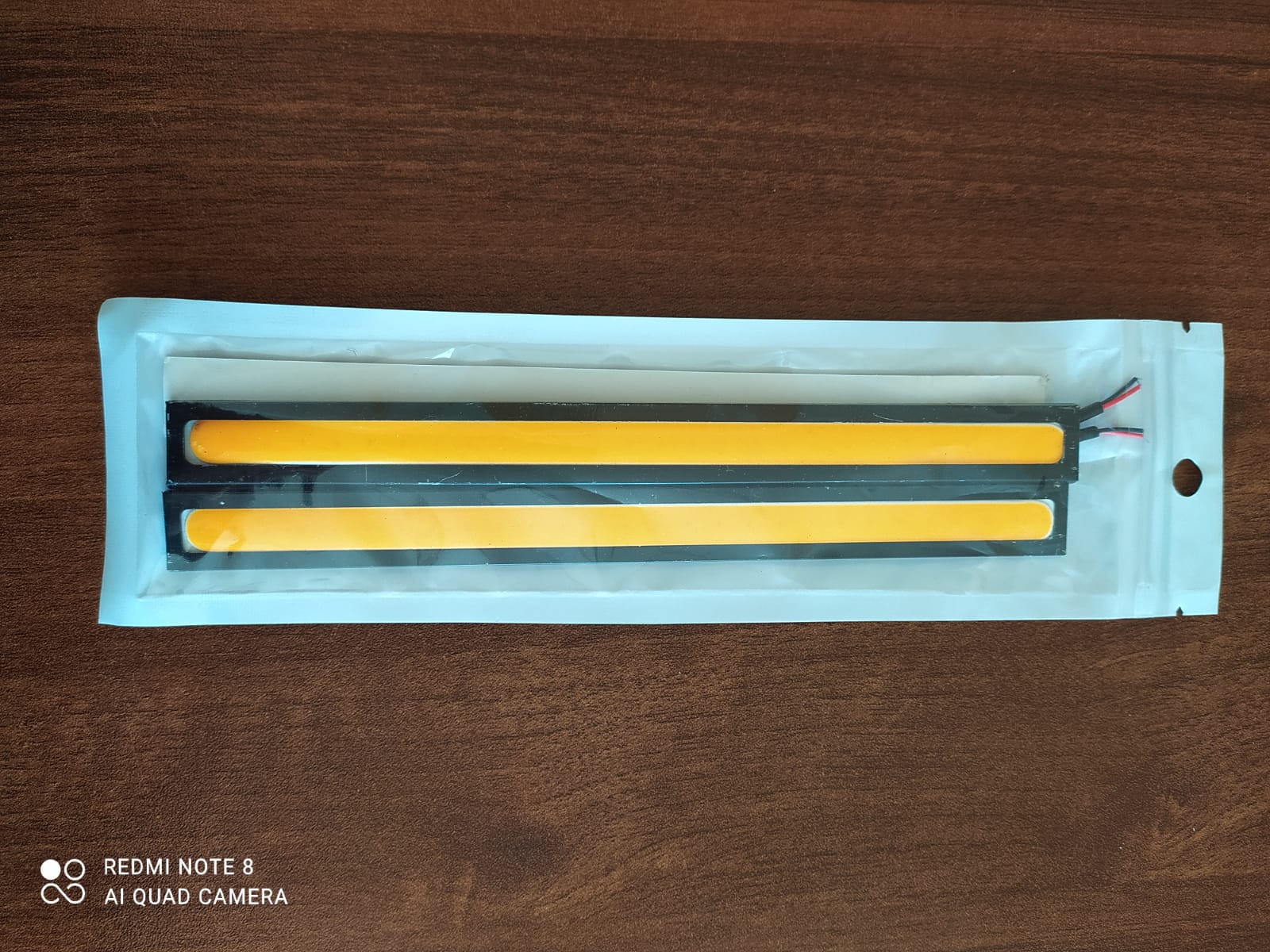 Дневные ходовые огни COB 12v, 17 см желтый, мягкая упаковка - Grande Light GL-4031