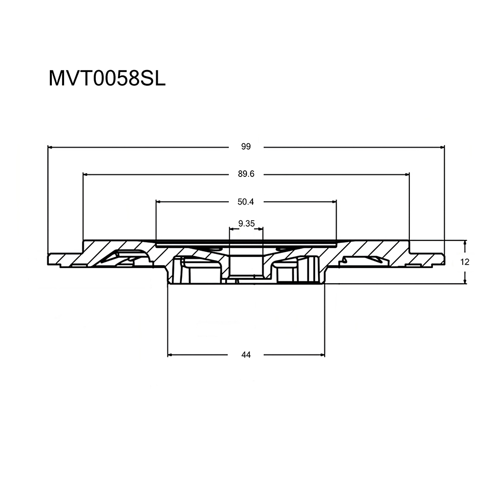 Маслоотражатель турбокомпрессора - Krauf MVT0058SL