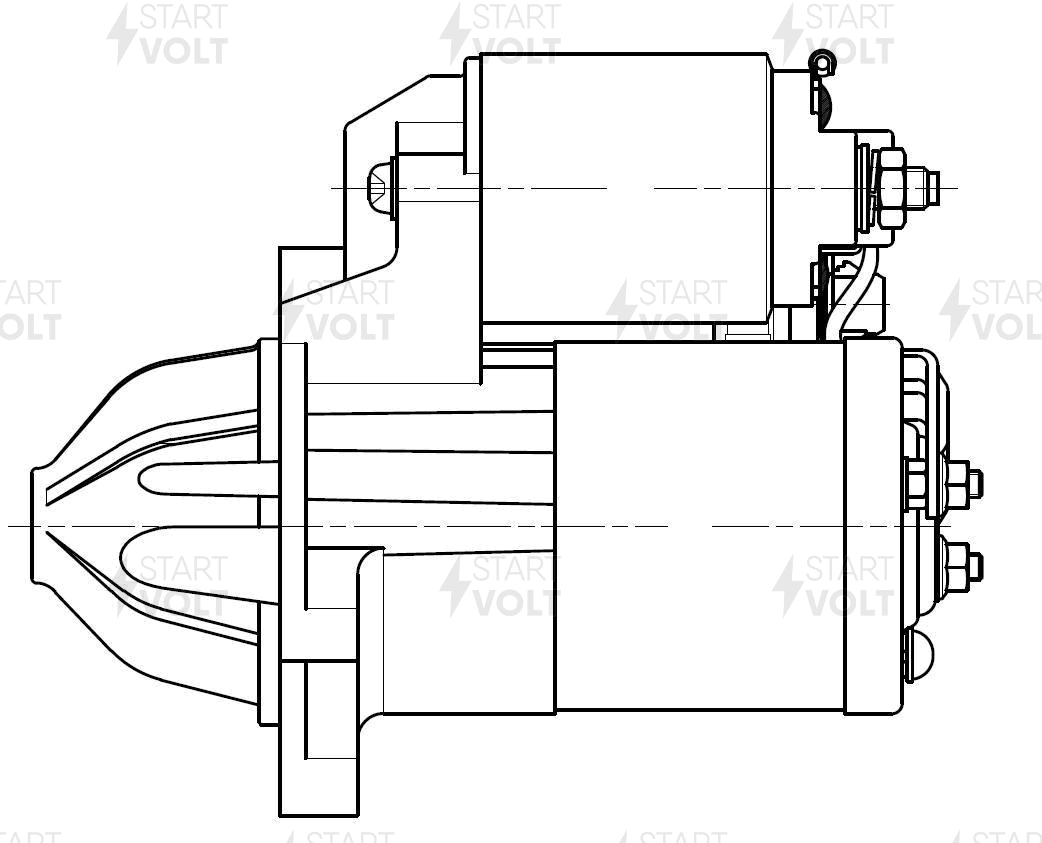 Стартер - STARTVOLT LSt 2504