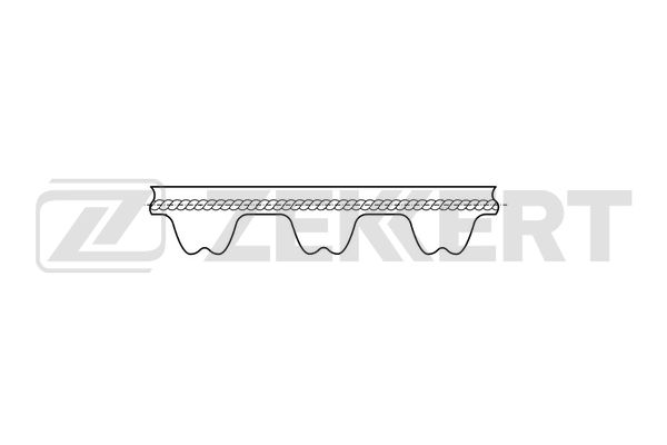 Ремень зубчатый грм lada samara 88- granta 11- kalina 04- 110 111 112 00- Zekkert ZR-1002 ЛАДА 829₽