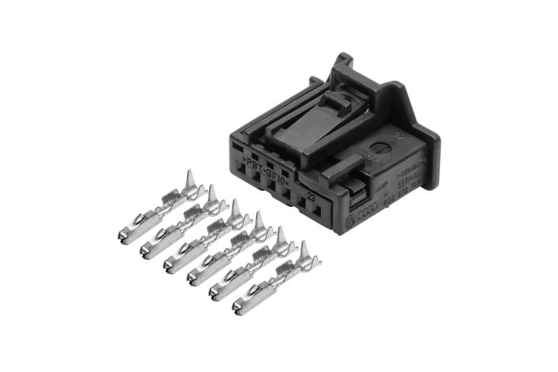Разъем 6q0972706 6-ти контактный мотора отопителя, заслонки отопителя VW Polo (Sed rus) 2011> - CarGen AX6566S