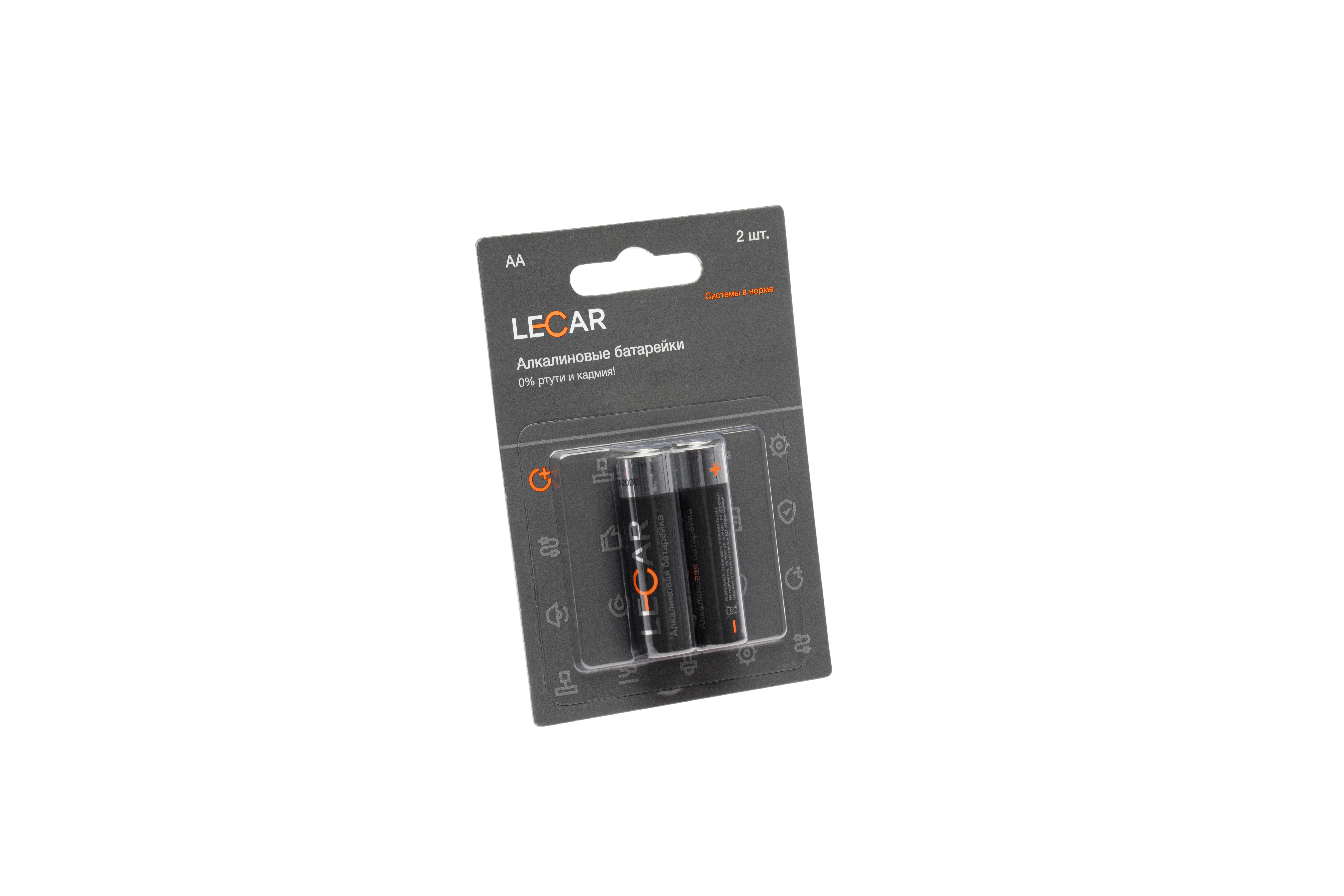 Батарейка lr06 (AA-пальчиковые) 2 шт в блистере - LECAR LECAR000043106