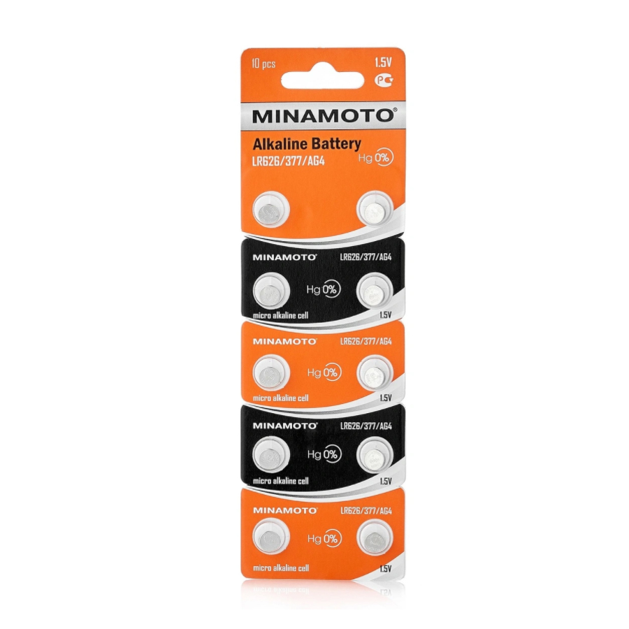 Батарейкa minamoto , 1.5 в Japan (lr626) 10/card цена 1 шт - Auto-GUR AG4