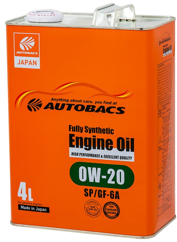 Масло моторное синтетическое engine OIL 0w-20 , 4л - AUTOBACS A00032230