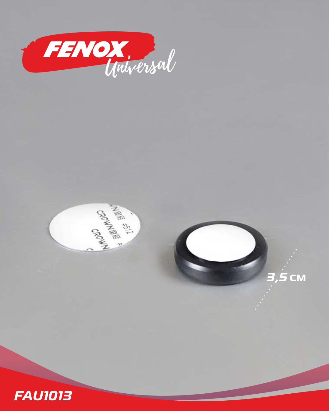 Держатель магнитный автомобильный для мобильных устройств 3,5*0,7 см - Fenox FAU1013
