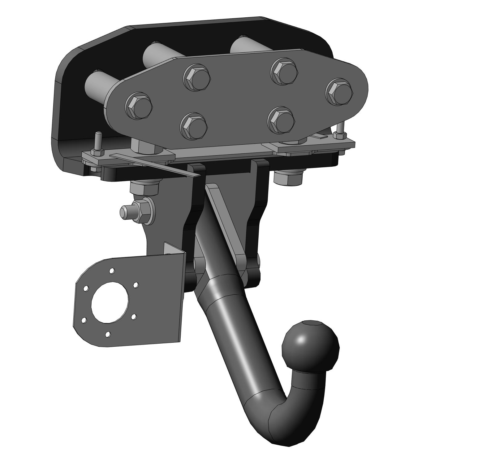 ТСУ на а/м lexus LX SUV 2007-2015, toyota Land Cruiser j200 SUV 2007-2021 / Лексус ЛХ - Oris 3094-A