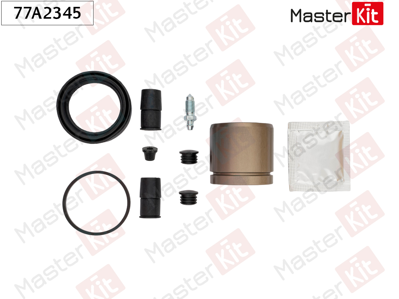 Ремкомплект тормозного суппорта + поршень - Master KiT 77A2345