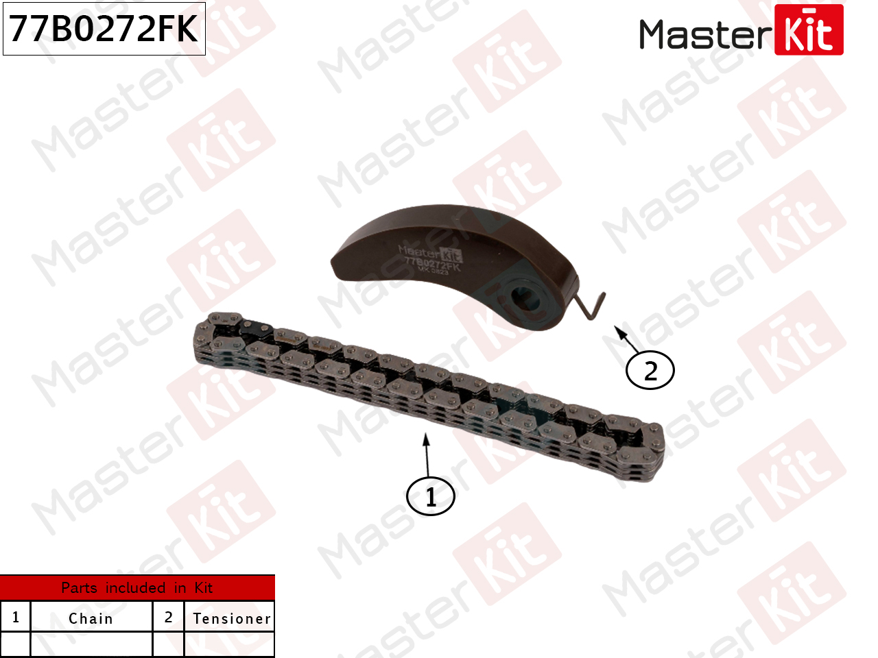 Комплект цепи масляного насоса - Master KiT 77B0272FK