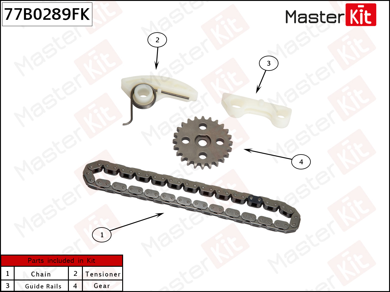 Комплект привода масляного насоса - Master KiT 77B0289FK