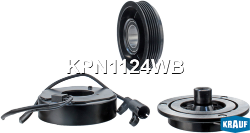 Шкив компрессора кондиционера в сборе - Krauf KPN1124WB