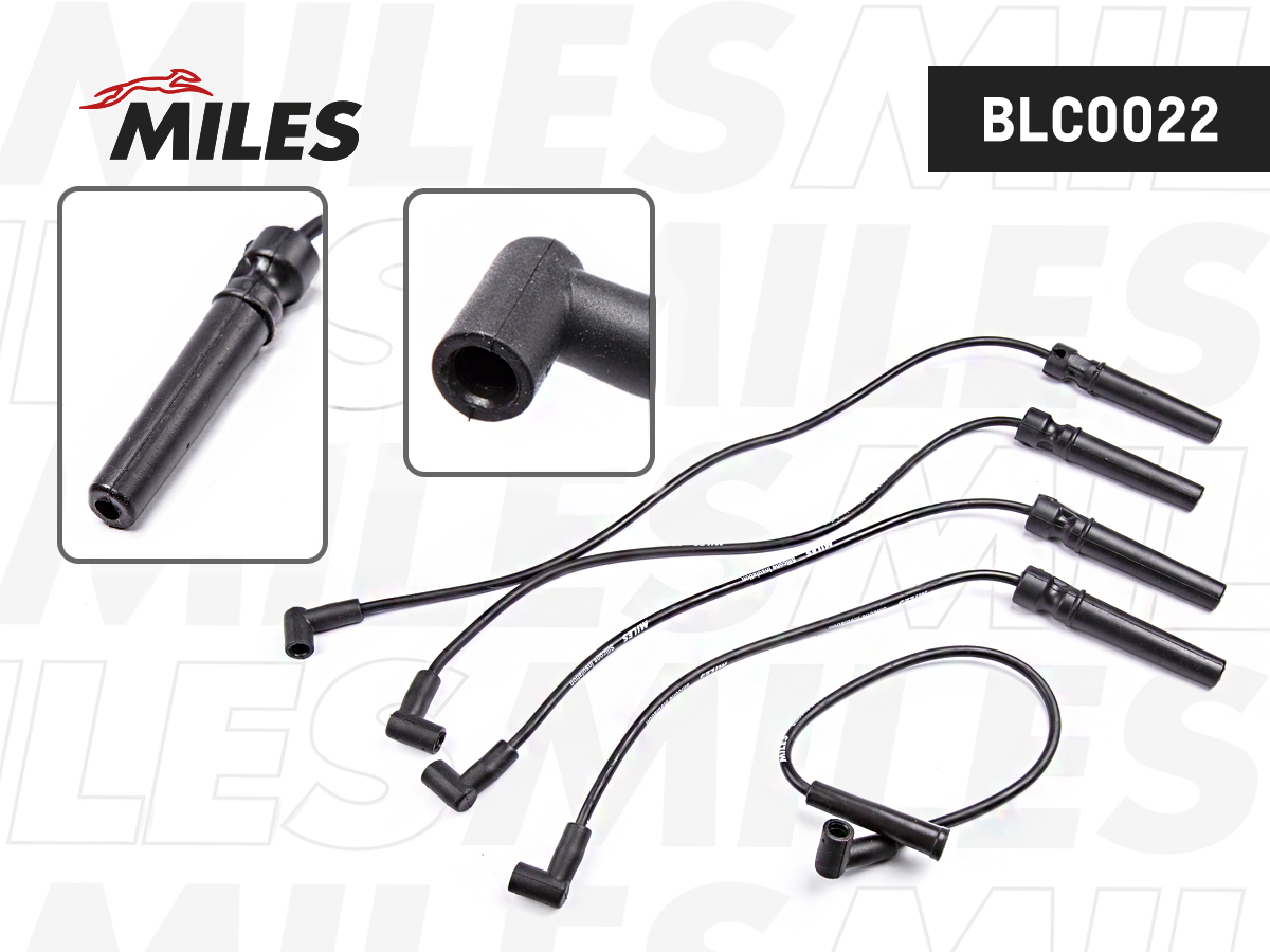 Высоковольтные провода зажигания daewoo espero/nexia sohc - Miles BLC0022