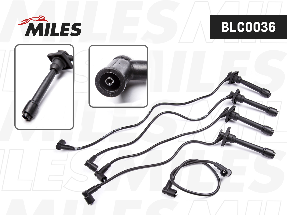 Высоковольтные провода зажигания toyota avensis/carina e - Miles BLC0036