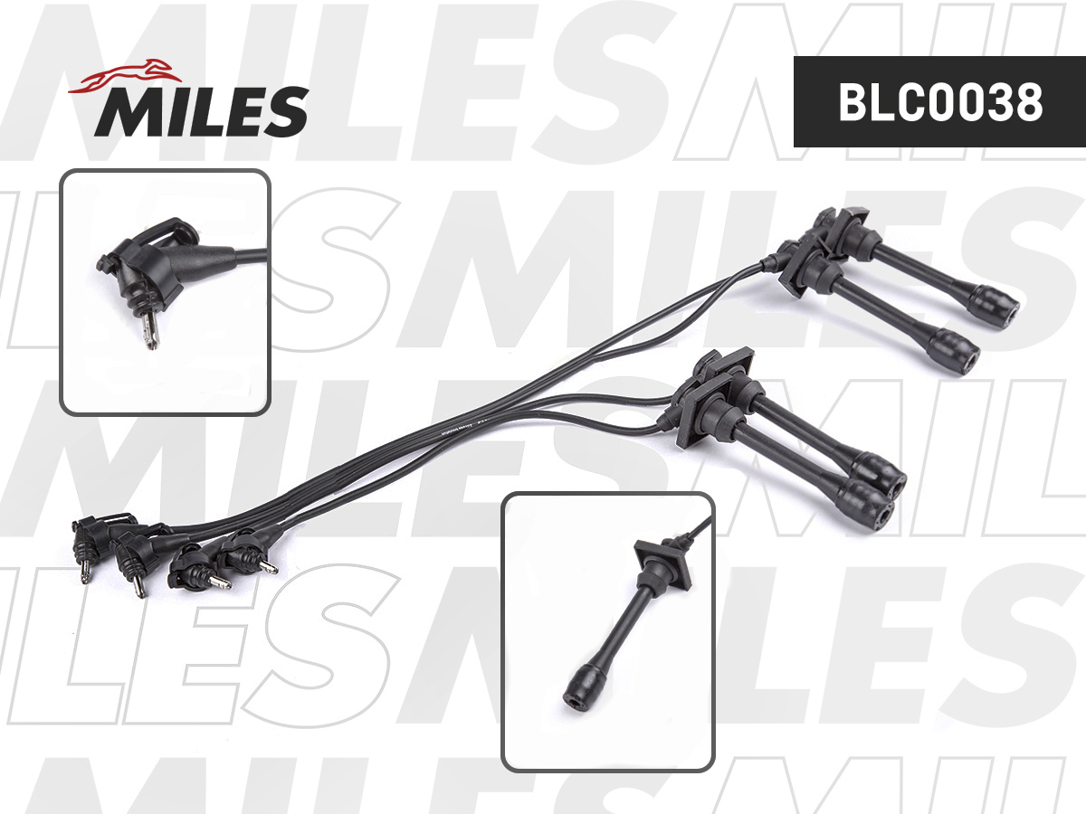 Высоковольтные провода зажигания toyota corolla/celica - Miles BLC0038