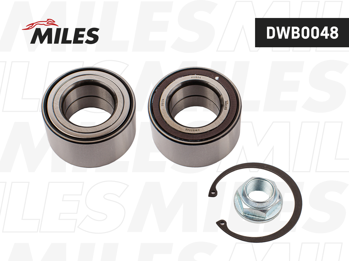 Подшипник ступ.FORD b-max/fiesta vi/mazda 2 II 07- пер. - Miles DWB0048