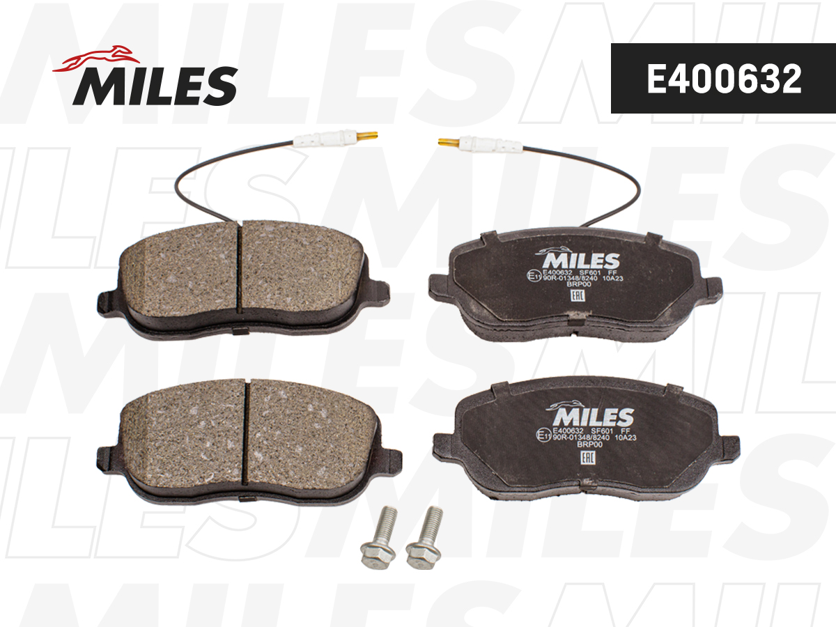 Колодки тормозные citroen c8/jumpy/peugeot 807/expert 2.0-2.2 передние - Miles E400632