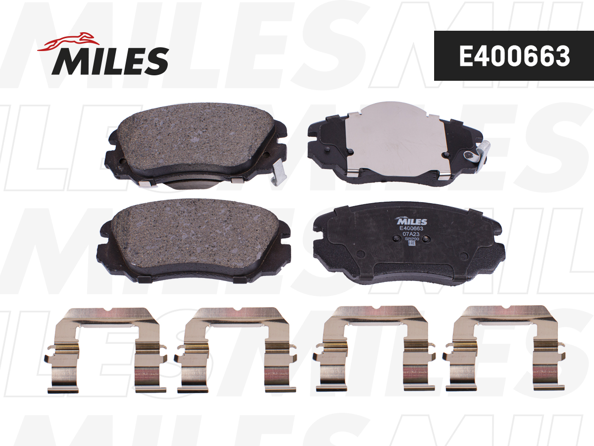 Колодки тормозные opel insignia 08-/saab 9-5 10- R16 передние - Miles E400663
