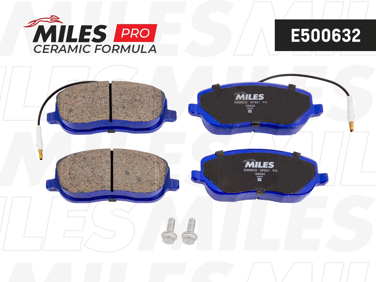 Колодки тормозные citroen c8/jumpy/peugeot 807/expert 2.0-2.2 передние Ceramic - Miles E500632
